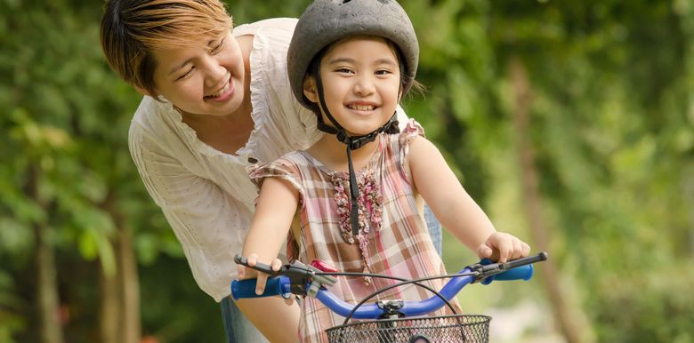 子供に自転車の乗り方を教える方法